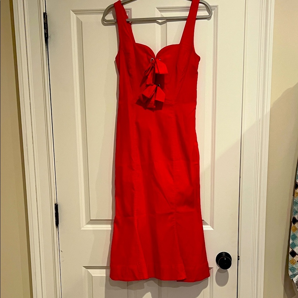 Anthropologie  Red Dress
